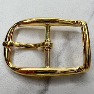 Vintage Gold Tone Simple Basic Belt Buckle for up to 1 Inch Belt